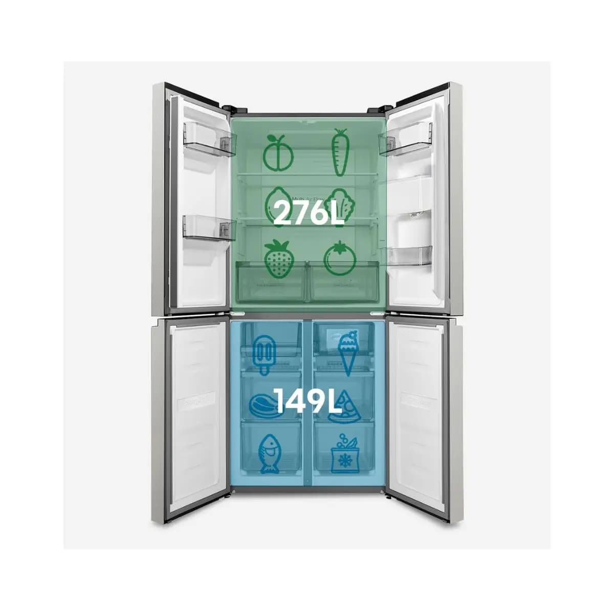 REFRIGERADOR 4 PUERTAS 3