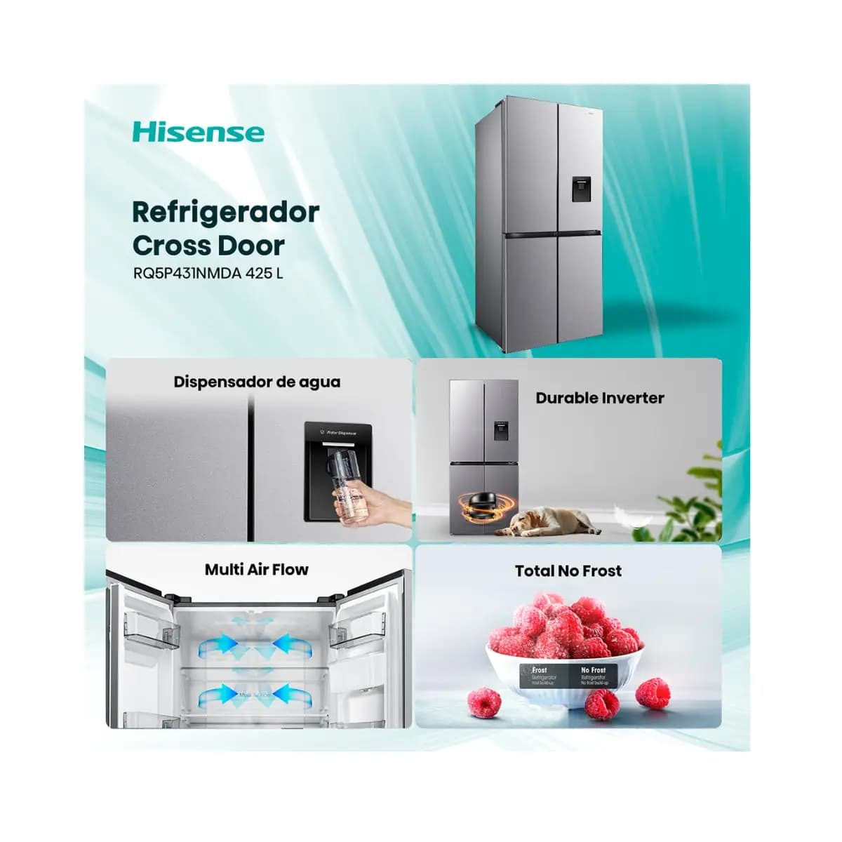 REFRIGERADOR 4 PUERTAS 4